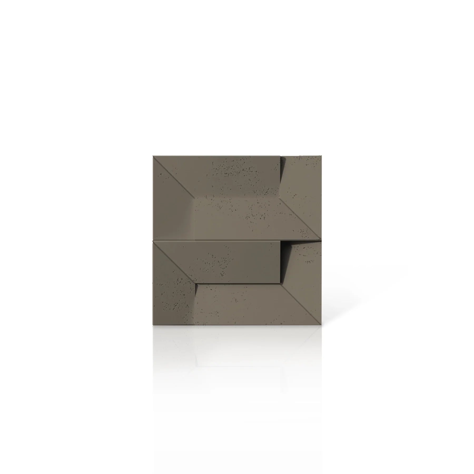 3D Concrete Wall Panels TRANSFORMER colour swatch on white background DecorMania.eu